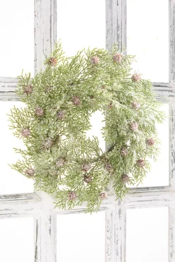 15" Wreath Candle Holder