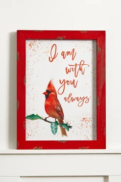 12" x 16" "Always With You" Cardinal Frame Wall Decor
