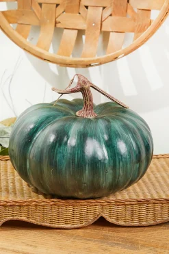 9" x 5" Blue Latex Harvest Pumpkin Vine