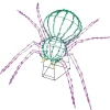 28" x 40" 3D Scary Spider (Twinkling)
