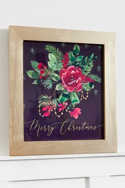 16" x 18" Floral Wood Wall Decor