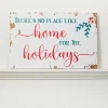 18" x 11" Home for the Holidays Wooden Sign