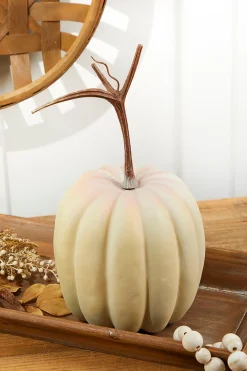 7.5" x 7.5" Latex Harvest Pumpkin with Vine