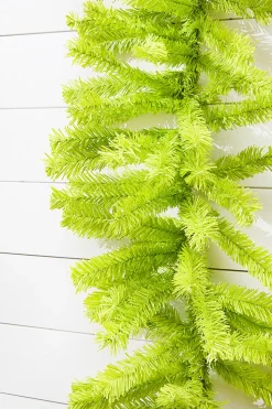 9' x 14" Lime Green Garland