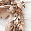 72" x 6" Magnolia Leaves Pinecone Garland