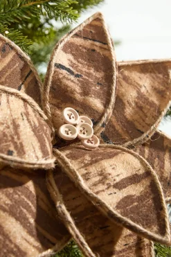 19" x 10" Natural Poinsettia Stem