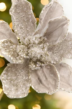 20" x 8.5” Platinum Magnolia Stem
