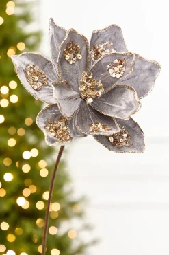 19" x 10" Platinum Magnolia Stem