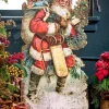 48” x 24.5” Santa & His Bag of Toys Metal Yard Decoration