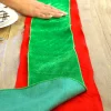 5.5" x 9' Table Runner on a Roll Green