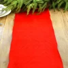 8" x 9' Table Runner on a Roll Red