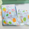 2.5" x 10 Yard Blue Bunny Eggs Ribbon