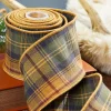 4" x 5 Yard Cotton Highlands Luxe Plaid Ribbon