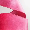 4" x 10 Yard Fuchsia Pink Velvet Wired Ribbon