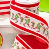 4“ x 10 Yard Grinch Legs Ribbon