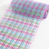 10" x 10 Yard Lavender/ Pink/Turquoise Deco Poly Mesh