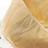 4" x 10 Yard Metallic Dupioni Ribbon Gold