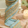 4" x 5 Yard Metallic Gold Trim Dupion Ribbon