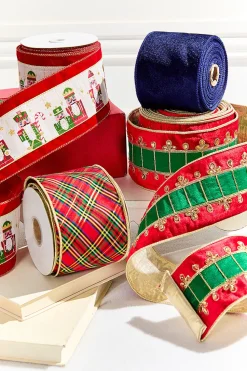 4" x 5 Yard Nutcracker Coat Ribbon