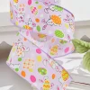 2.5" x 10 Yards Purple Bunny Eggs Ribbon