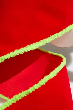4" x 10 Yards Red Velvet Ribbon