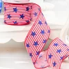 2.5" x 10 Yards Stars with Pinstripes Ribbon
