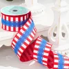 2.5" x 10 Yards Stripes with Lace Ribbon